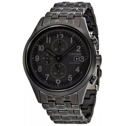 Citizen Chandler Chronograph Black Dial Men's Watch CA0625-55E